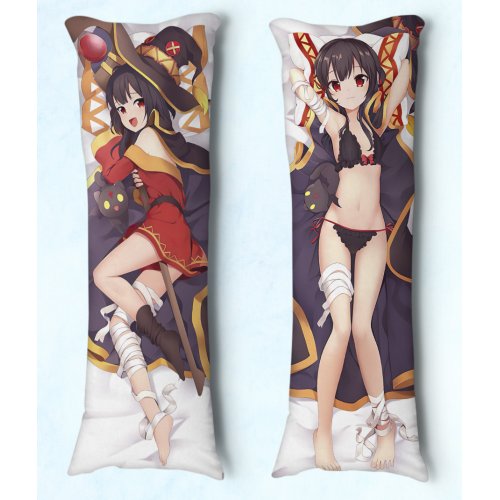 Travesseiro de Abraçar Body Pillow Dakimakura Tam 90X30 Konosuba Megumin 02