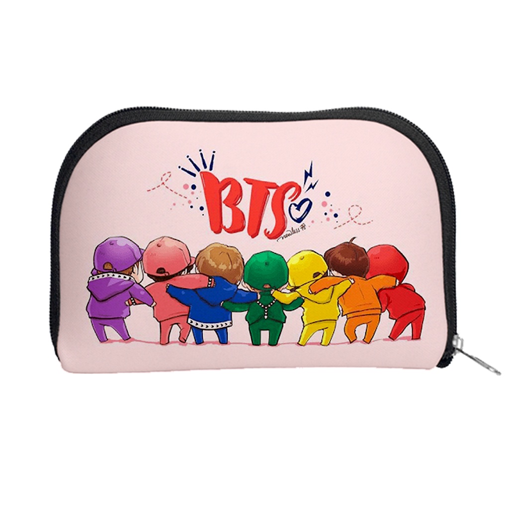 Estojo Nécessaire BTS 19x13cm | Shopee Brasil