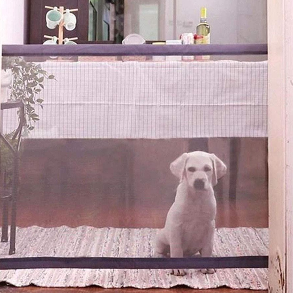 Tela Portão de escada retrátil portão de segurança dobrável para crianças cachorros gatos pequenas com isolamento