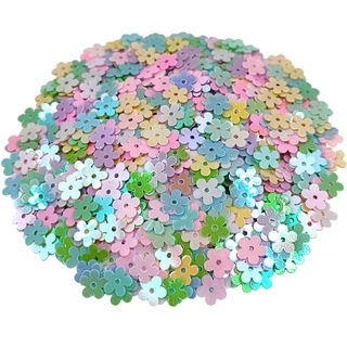 1000 Unidades 3 Estilos Flor De Cor Mágica Lantejoulas De PVC Tridimensionais Ocas em Oferta na Shopee