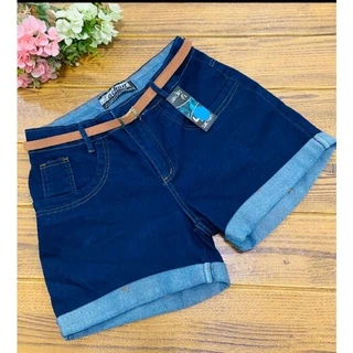 Shorts jeans Hot Pants com Laycra+ Cinto