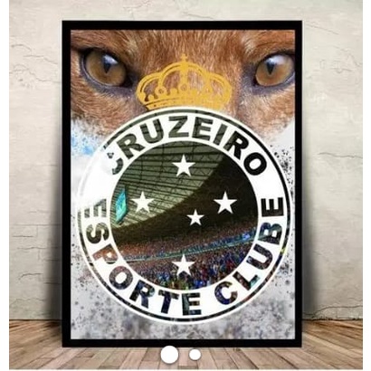 Quadro Decorativo Cruzeiro Esporte Clube 60x40