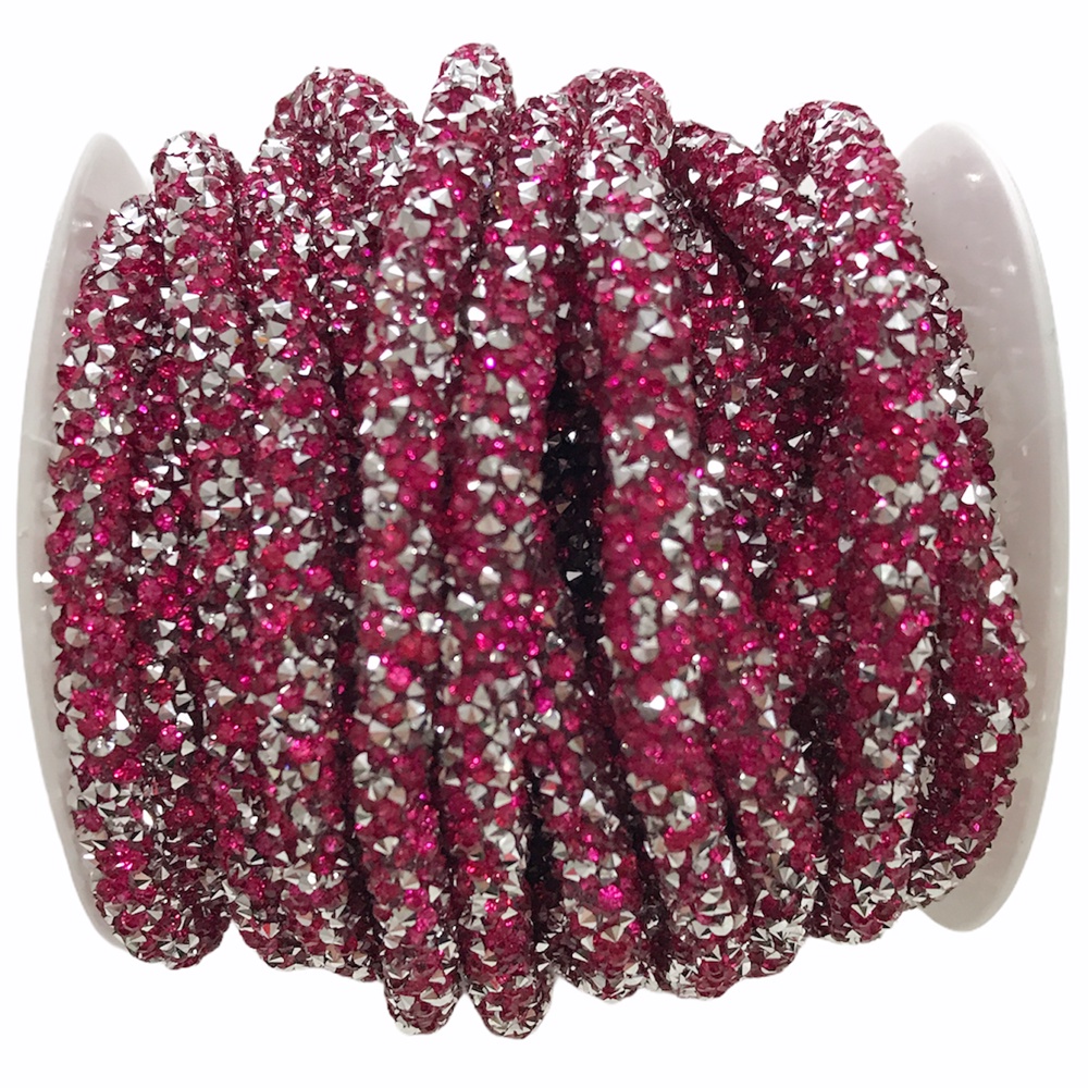 Tubo de strass pink (metro) | Shopee Brasil