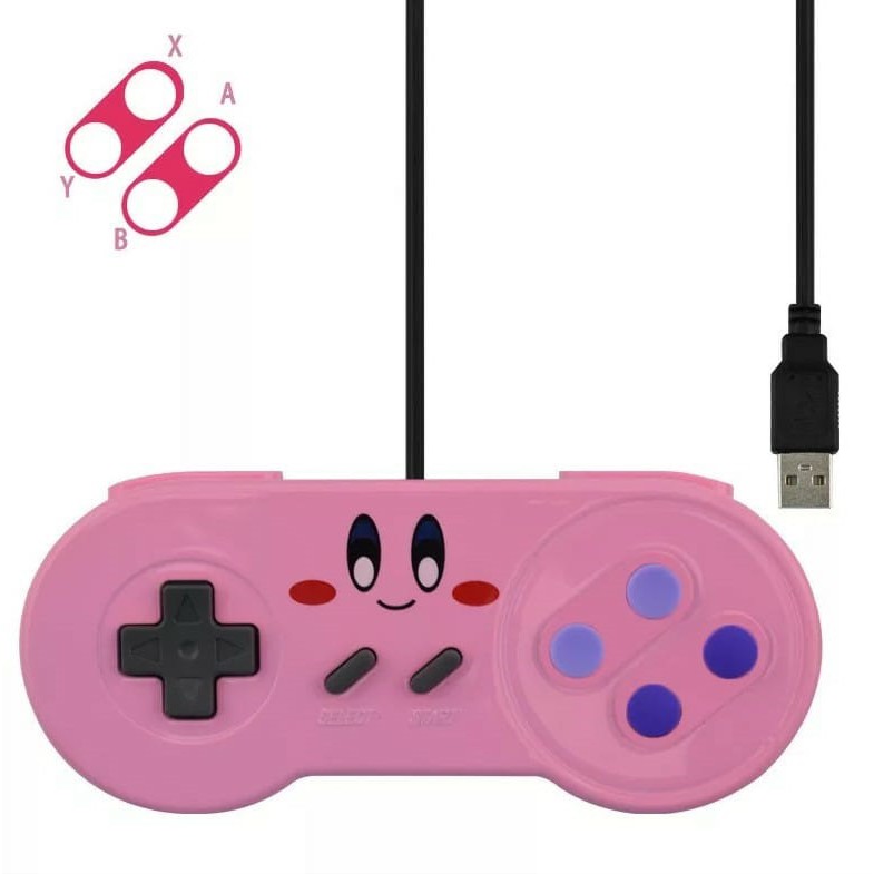 Pacote com 2 controles USB para Super Nintendo, Joypad para jogos retrô  Famicom SNES para Windows, PC, Mac, Linux, Android Raspberry Pi  (multicolorido) : : Games e Consoles