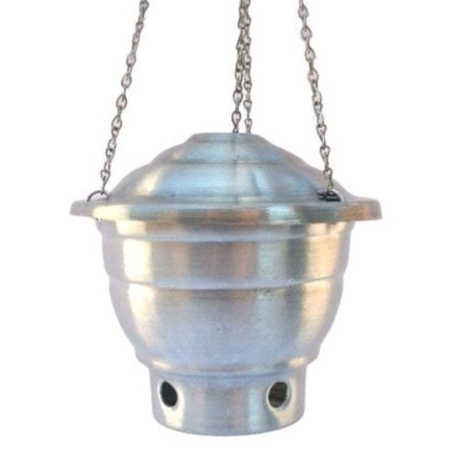 Turíbulo, Defumador, Incensário Em Alumínio