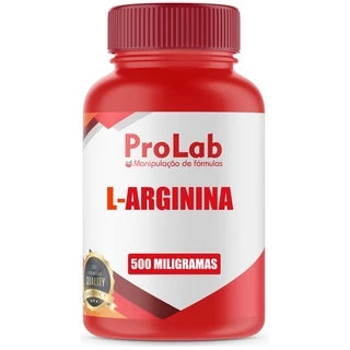 L - Arginina 500 Mg (vaso Dilatador) C/120 Cápsulas