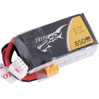 Bateria Lipo 11.1v 3s 850mah 75c Tattu Gens Ace p/ Aeromodelo Drone Racer Pylon
