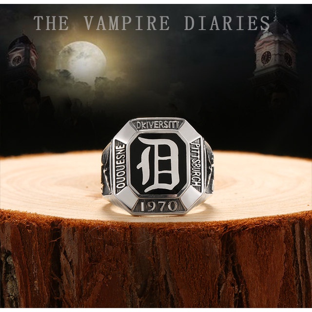 Anel Damon Salvatore The Vampire Diaries Aço 316l