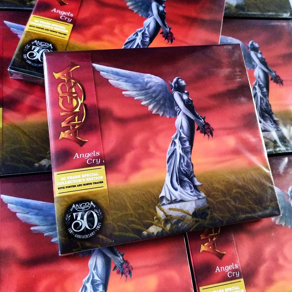 CD Angra - Angels Cry - Edição Especial de 30 Anos (Pôster e Slipcase)