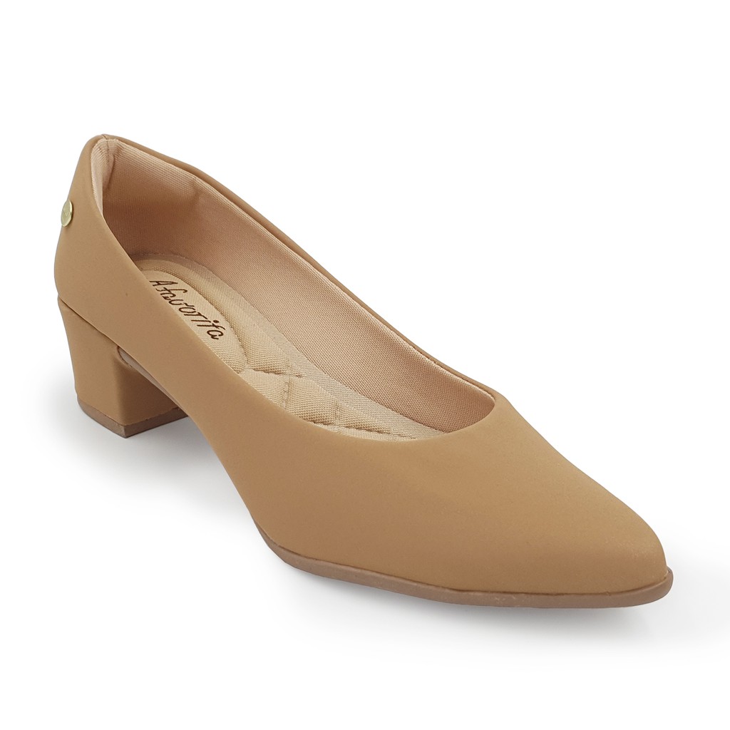 Sapato Scarpin Feminino, Macio, Confort, Salto Baixo, Nobuck - Lofty ...