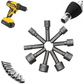 Conjunto de Jogo de Bits Soquete Canhão para Parafusadeira 5mm A 13mm