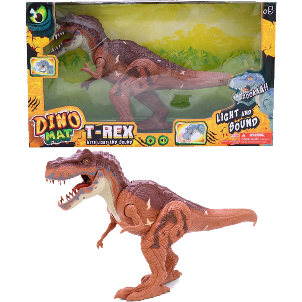 Dinossauro De Brinquedos T Rex Dino Planet 50 Cm Sem Som- Miketa