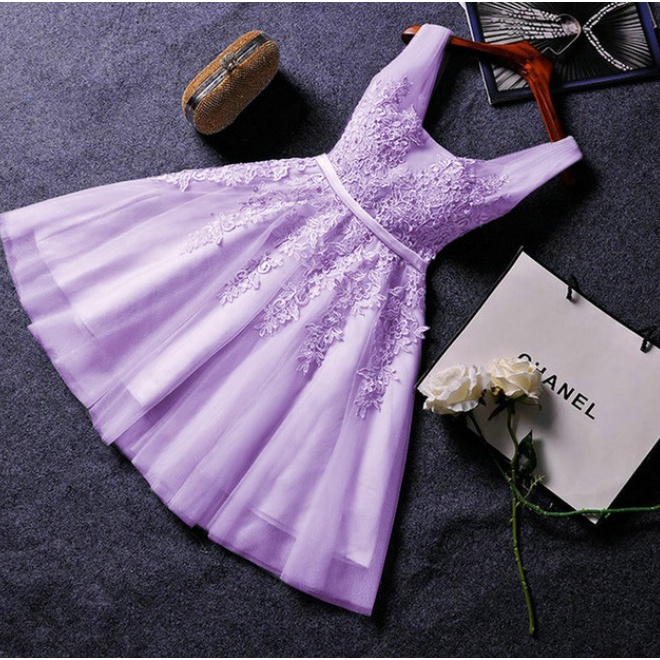 Vestido best sale debutante lilas