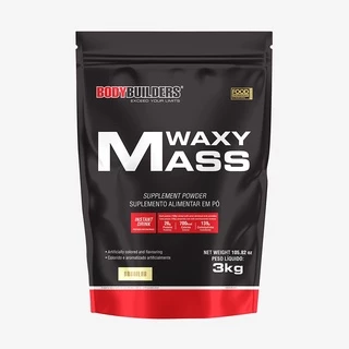 Hipercalórico Waxy Mass 3kg (Refil) – Bodybuilders Suplemento para Ganho de Massa Muscular