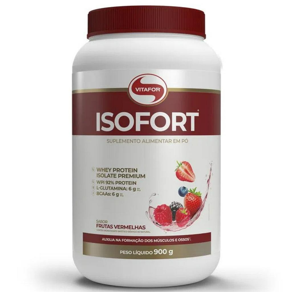 Isofort Whey Protein Isolado 900g Vitafor