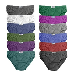 Kit 3 Cuecas Slip Comum Tradicional