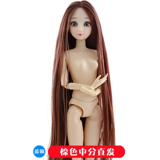 Compre Mini boneca bjd artesanal 1/6, boneca fofa de maquiagem com