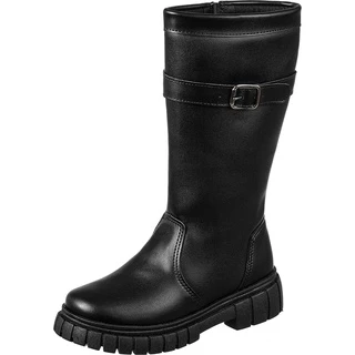 Bota Montaria GiGiL Teen Infantil Coturno Feminino Meninas Cano Alto Confortável Moda Atual Blogueira