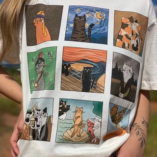 Camiseta Galeria dos Gatos - Escolha a Cor