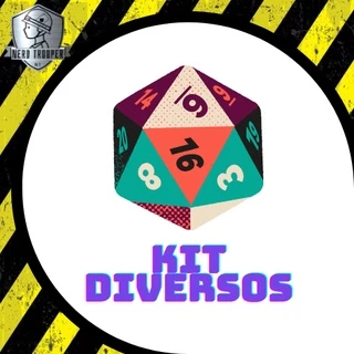 Miniaturas RPG peças para cenários em geral - KIT DIVERSOS 01
