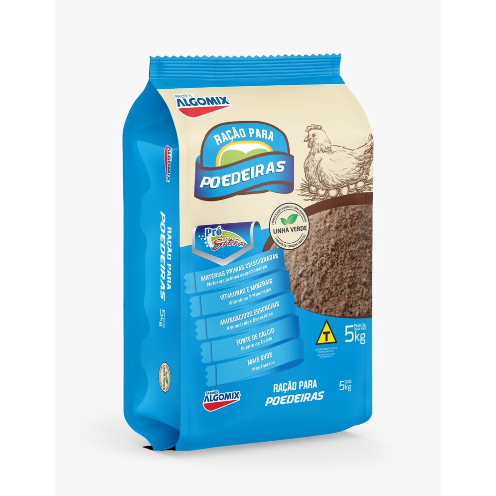 Ração Para Galinha Botadeira Pronta Algomix | Shopee Brasil