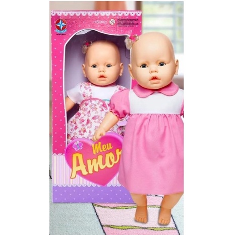 Boneca Meu Amor - Estrela original 58 cm bebê | Shopee Brasil