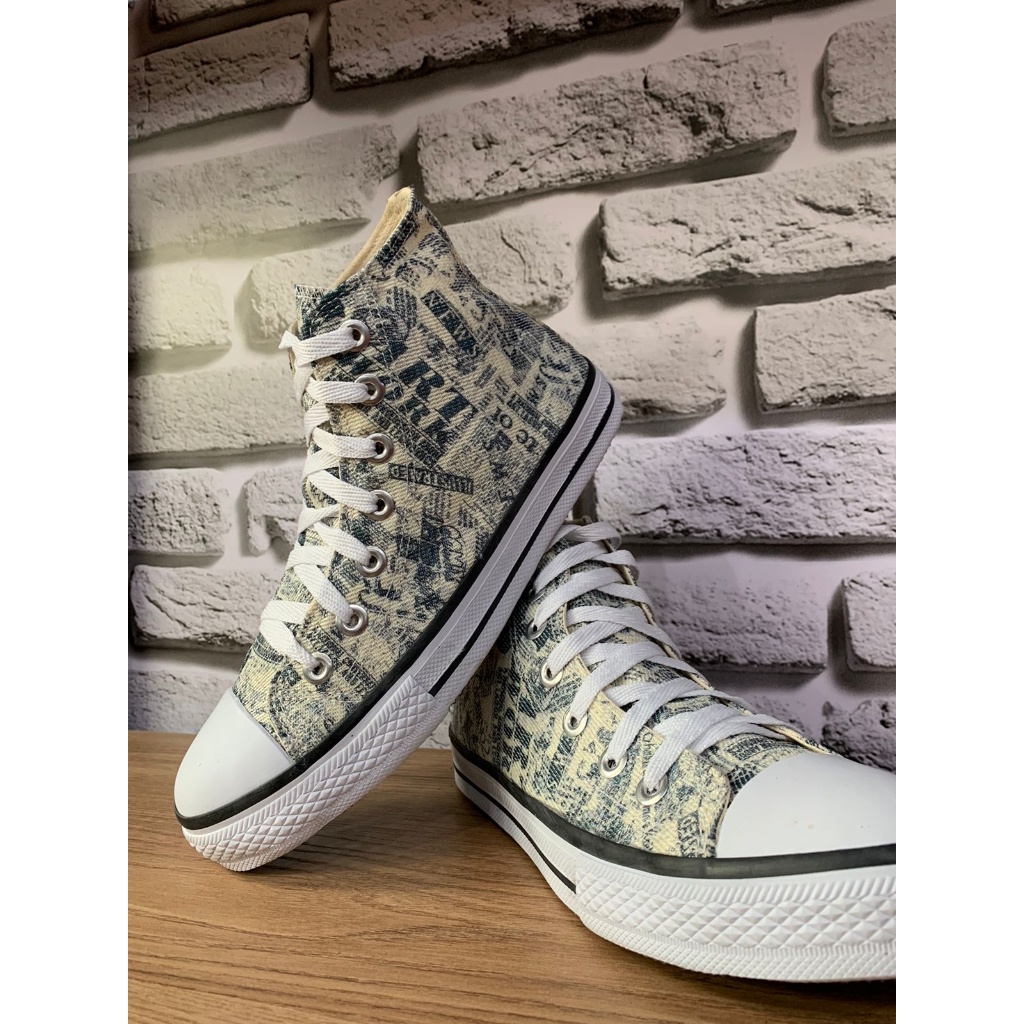 Tênis Converse Feminino All Star Cano Alto Lona Bege