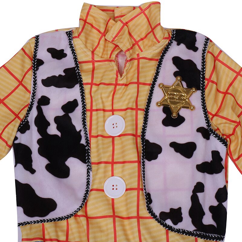 Venda Quente Meninos Toy Story Woody Deluxe Criancas Fantasia Vestido Traje Shopee Brasil