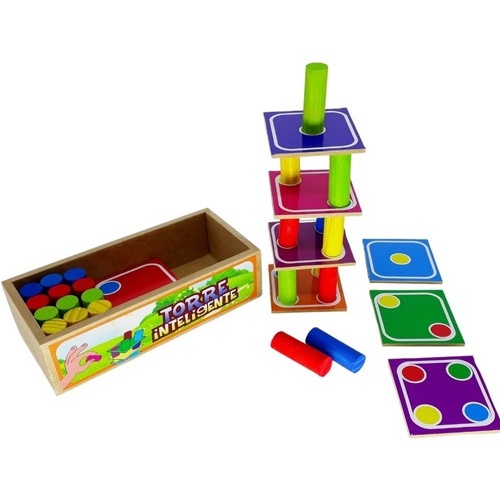Brinquedo Educativo Quebra Cabeça Evolutivo Kit 6 Jogos - CARLU