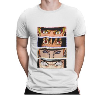 Camisa Baby Look Feminino Anime Naruto Olhos Personagens Desenho