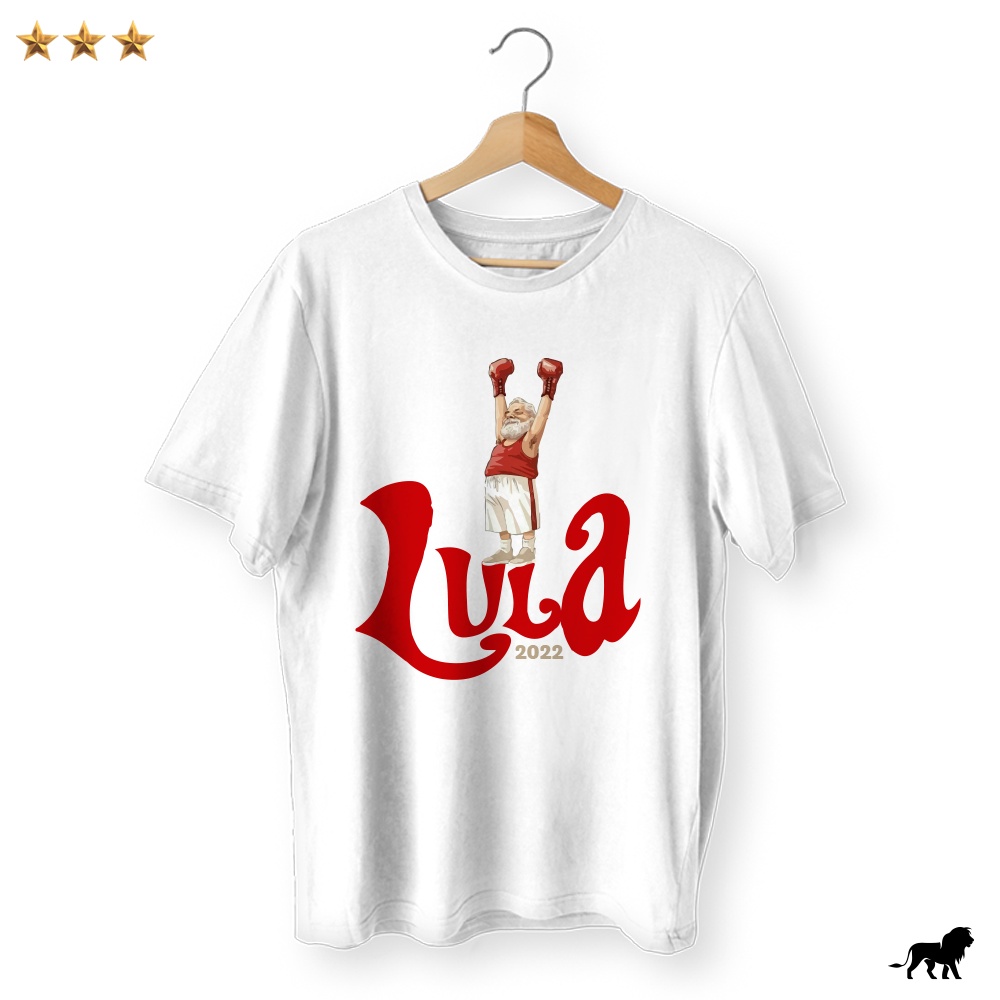 Camiseta Camisa Personalizada Esquerda Lula 2022 Presidente PT
