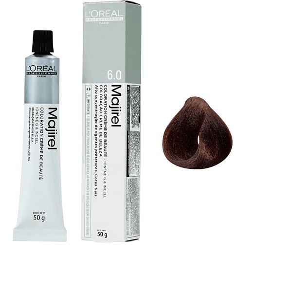 Tintura Loreal Majirel 50g Nº 6.0 Louro Escuro Profundo | Shopee Brasil