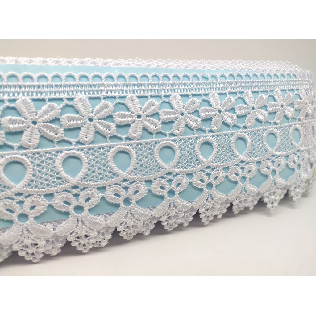Renda Guipir Branca Vestido Mesa 13,7 Metros Véu Ccb Rl143