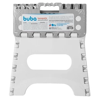 Banqueta Infantil Multiuso Dobrável Cinza 15295 - Buba