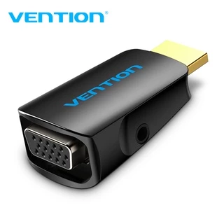 Vention Adaptador HDMI Para VGA Com Conversor 1080P Banhado A Ouro De Áudio PC TV Xbox Laptop Projetor