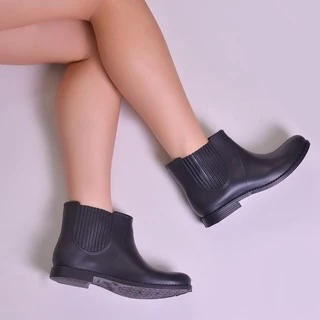 Bota Galocha Feminina Limpeza Impermeável Injetada Em Pvc Barato Com Palmilha