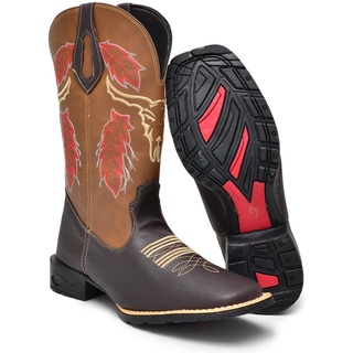 Bota Texana Country Bico Quadrado Ecológica cbn