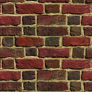 Papel de Parede Adesivo Tijolinho Marrom Rustico Misto Lavável Rolo de 3 Metros