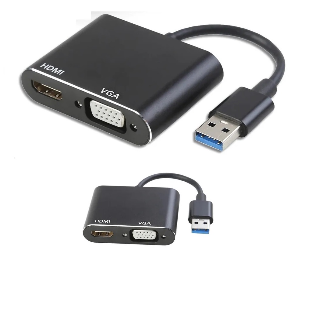 Adaptador Usb 3.0 Para Hdmi/Vga Video 1080p