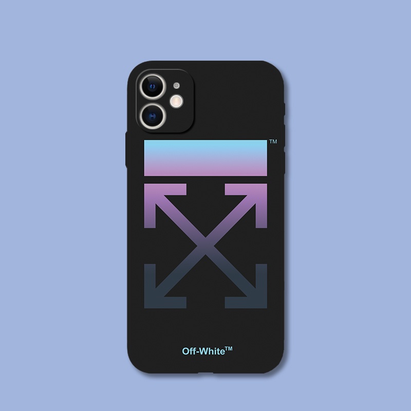 OFF WHITE Moda Iphone 13 mini 14 Pro Max XR 11 12 XS 5S SE2 6S 7 8 Plus Capa De Silicone TPU Macia