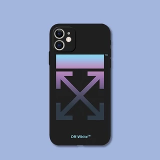 OFF WHITE Moda Iphone 13 mini 14 Pro Max XR 11 12 XS 5S SE2 6S 7 8 Plus Capa De Silicone TPU Macia
