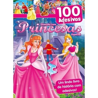 Princesas - Um Lindo Livro de História com Adesivos