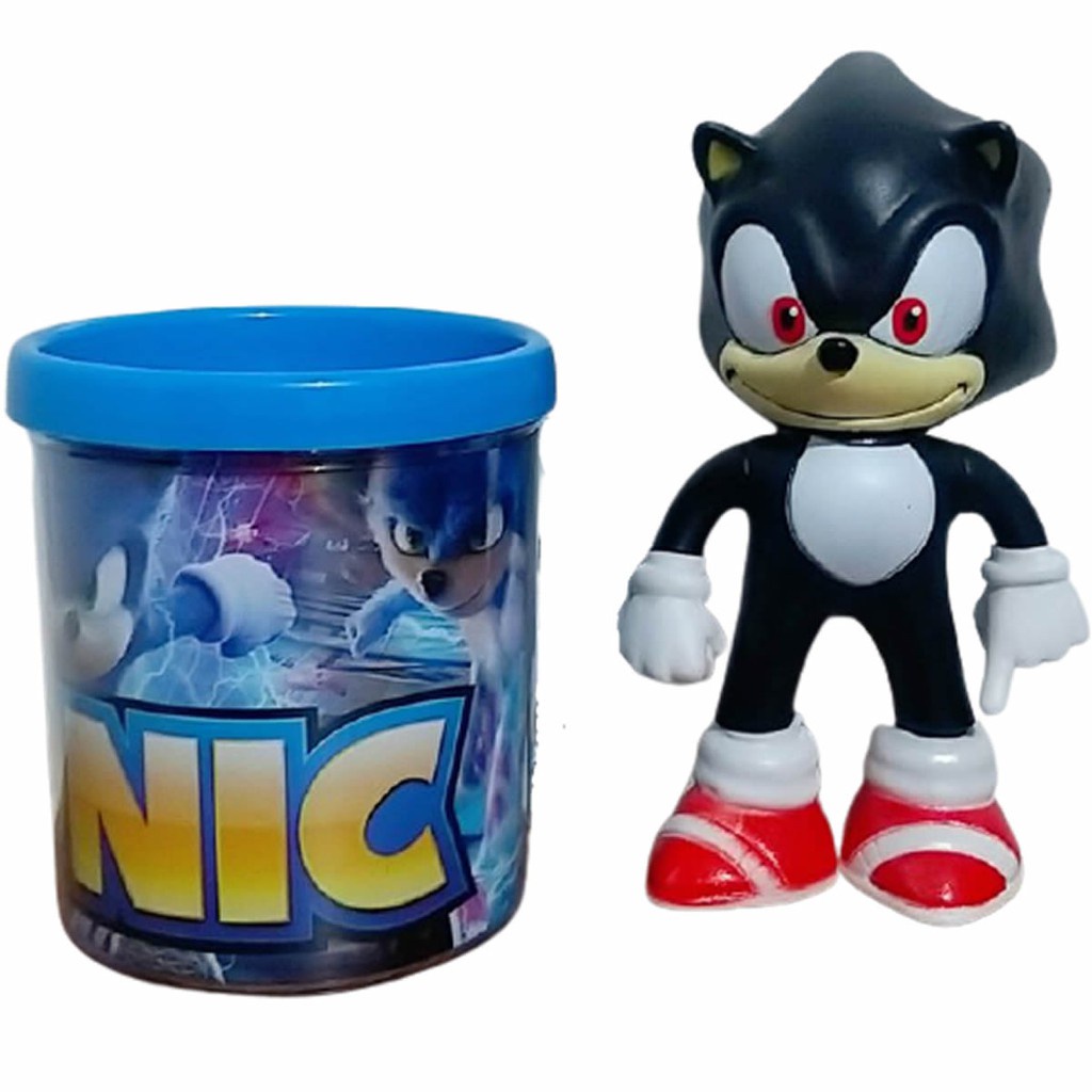 Kit Boneco Sonic + Shadow Brinquedo Infantil Colecionável - Pronta Entrega  !!!