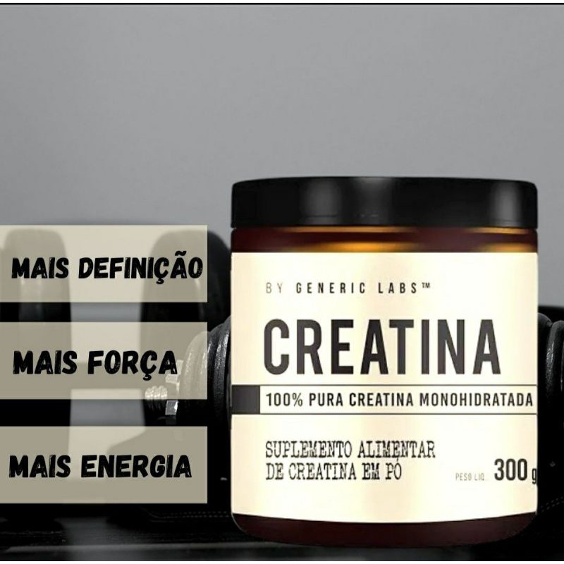 Creatina 100% PURA E MONOHIDRAATADA | Shopee Brasil