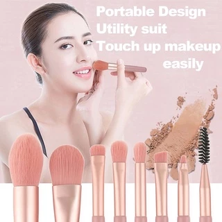 8PCS Conjunto De Escova De Maquiagem Eye Shadow Brush Ferramenta Eyelash