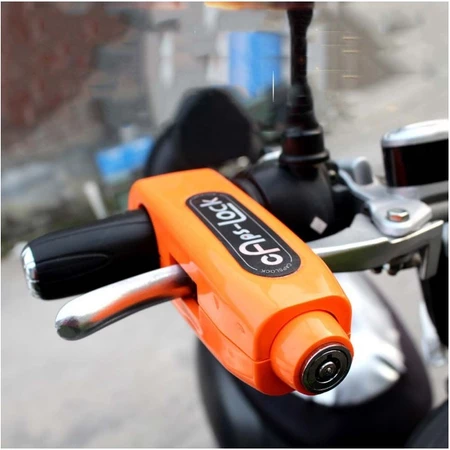 Trava Manete Anti-furto Universal Caps Lock Para Guidão De Moto