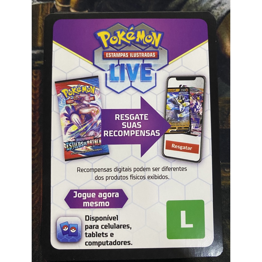 100 Códigos Pokémon Tcg Online Origem Perdida