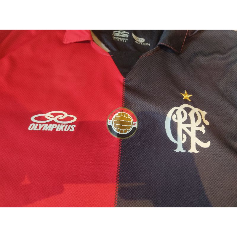 camisa flamengo papagaio vintém Olympikus Shopee Brasil