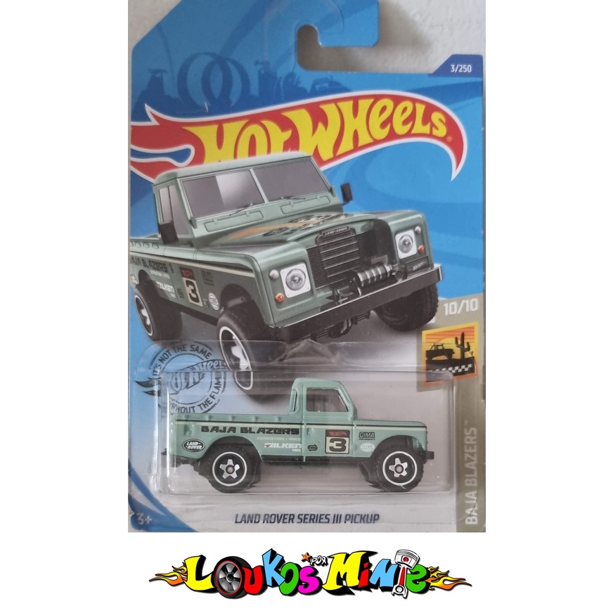 Land rover series store 3 pickup hot wheels