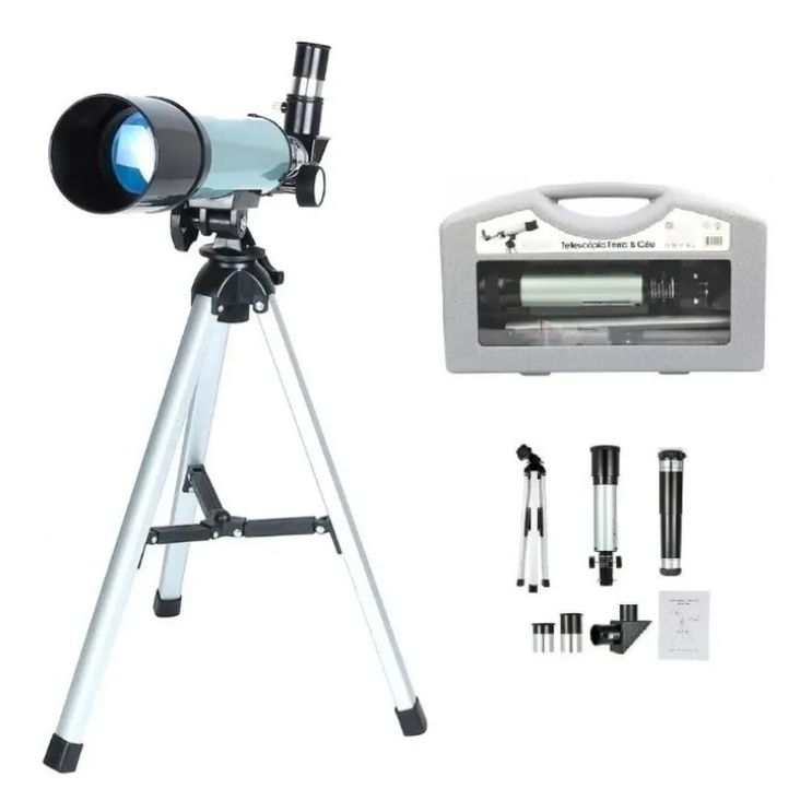 Telescópio Astronômico Profissional Refrator 360x50mm 90x | Shopee Brasil